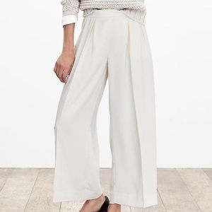 NWOT Banana Republic White Ivory Culottes Small